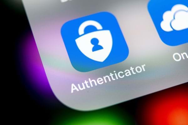 The Authenticator app on your smartphone provides you with one-time-passwords conveniently and without waiting times.