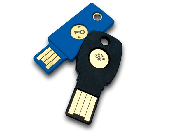 FIDO2 compatible security keys