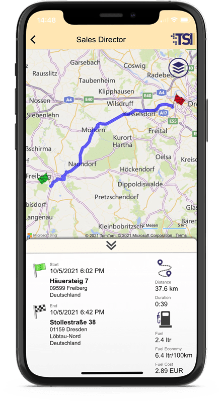 TSI Connect - manage journeys on the go