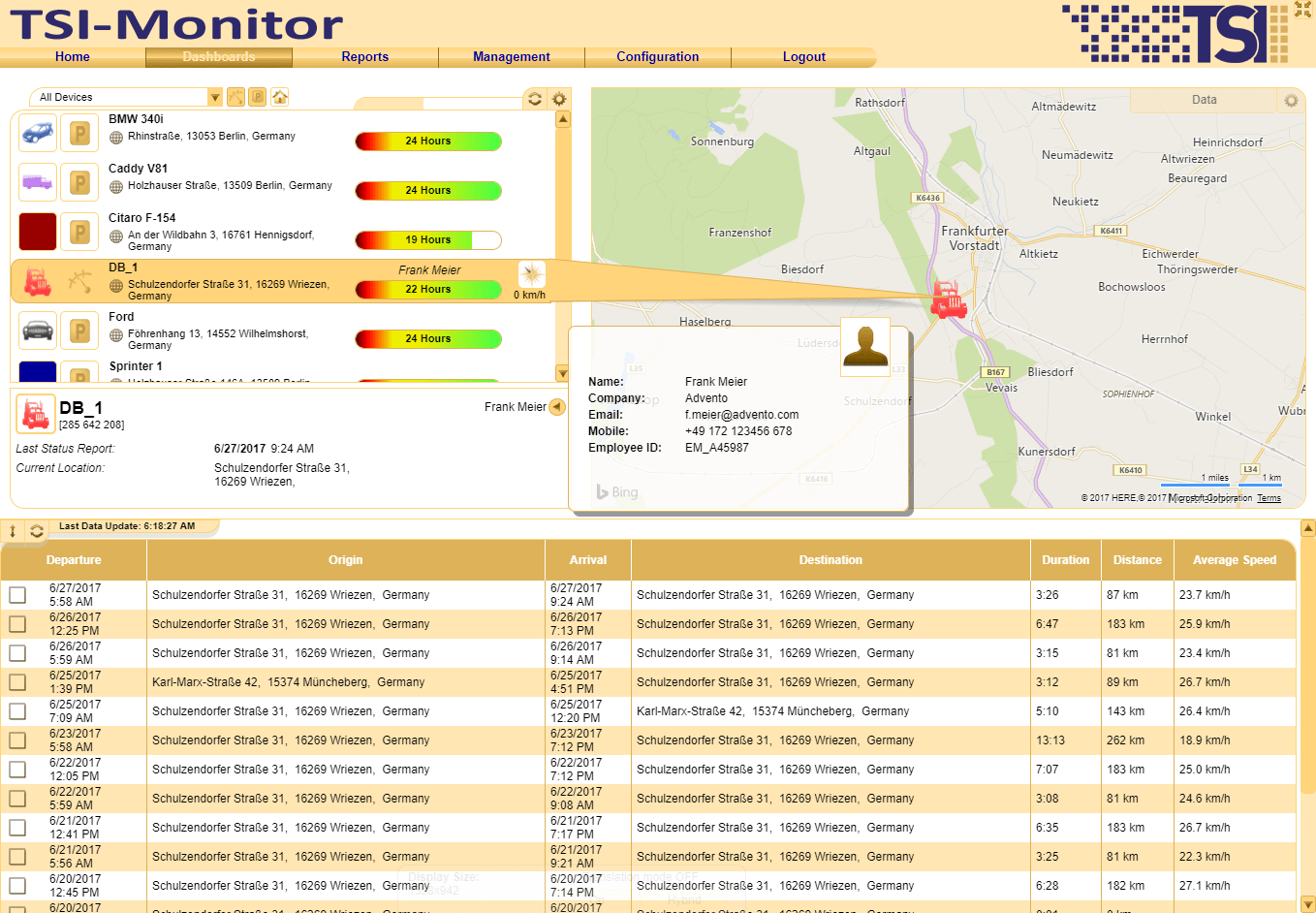 Automatic driver
                recognition